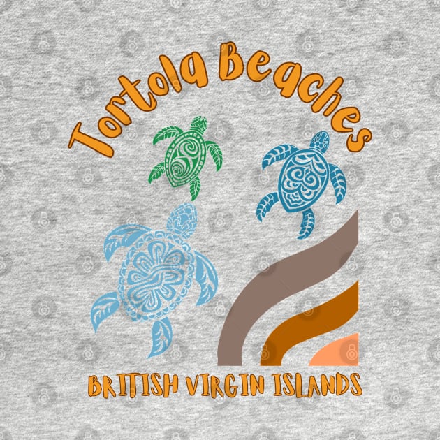 Tortola beaches British Virgin Islands by DW Arts Design